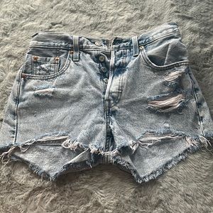 denim shorts